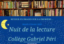 4 février 2020 : La première Nuit de la Lecture au collège
