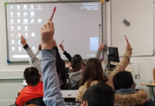 Les 6e cogitent au Défi de Calcul Mental