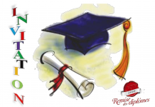 Invitation Remise de diplôme DNB